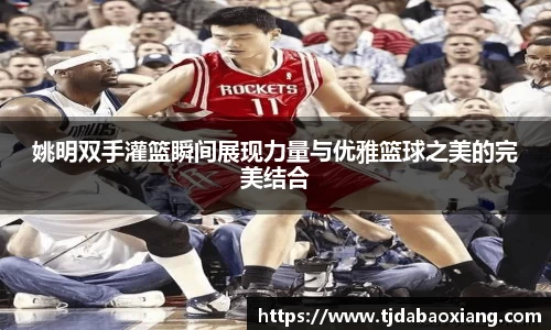 姚明双手灌篮瞬间展现力量与优雅篮球之美的完美结合